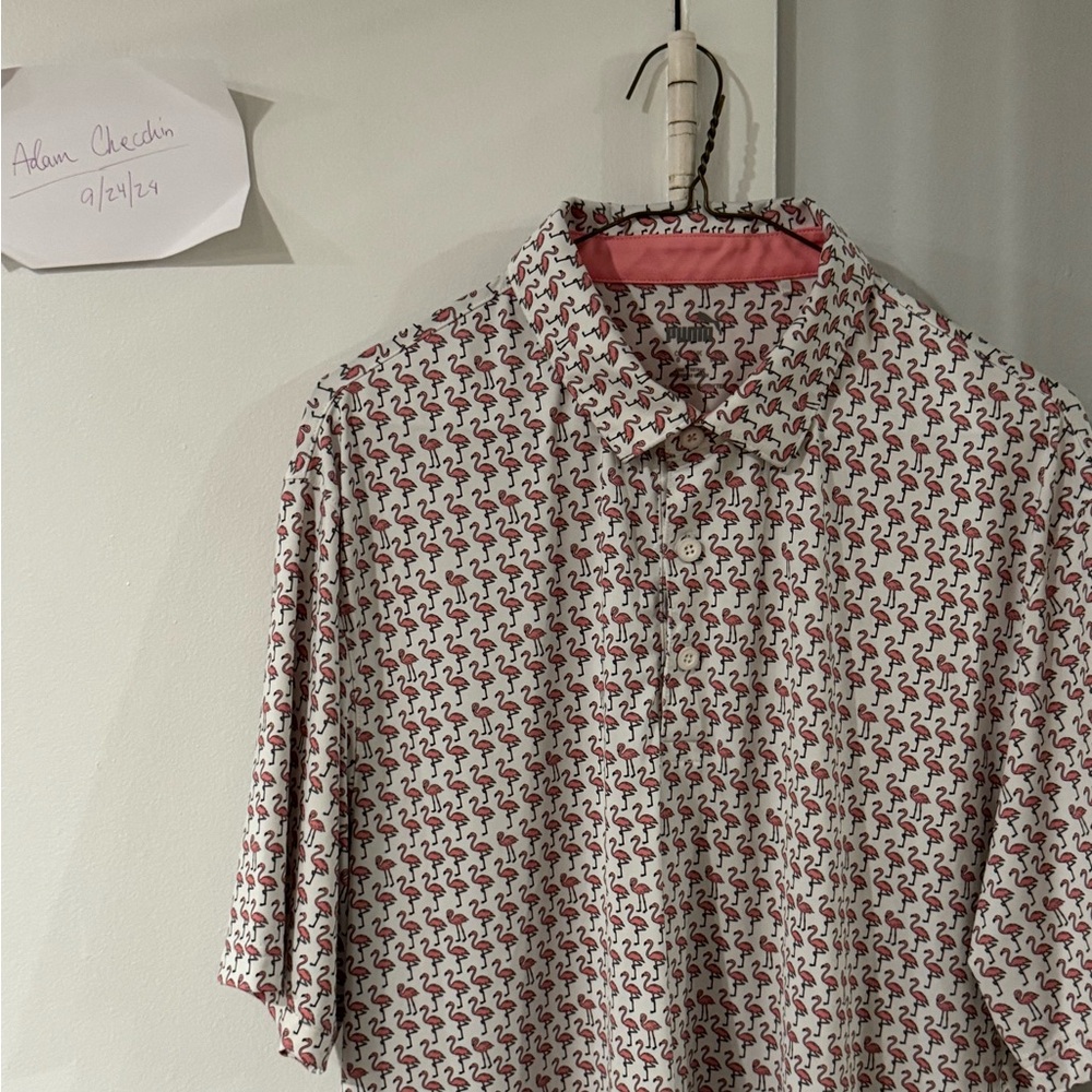Puma golf flamingo polo